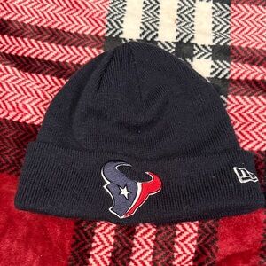 New Era Navy Texans Beanie